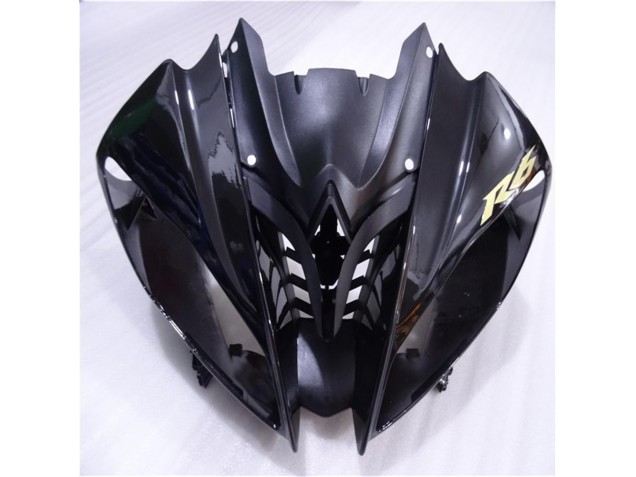 Matt schwarz glänzend 2008-2016 Yamaha YZF R6 Motorrad Verkleidung Matt schwarz glänzend 2008-2016 Yamaha YZF R6 Motorrad Verkleidung