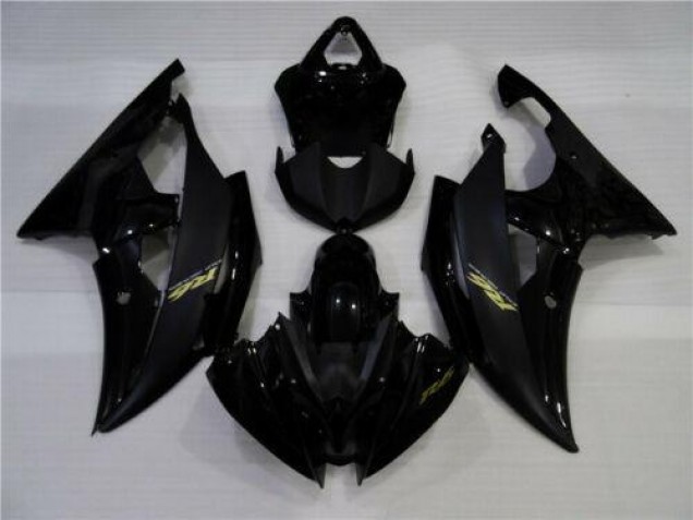 Matt schwarz glänzend 2008-2016 Yamaha YZF R6 Motorrad Verkleidung Matt schwarz glänzend 2008-2016 Yamaha YZF R6 Motorrad Verkleidung