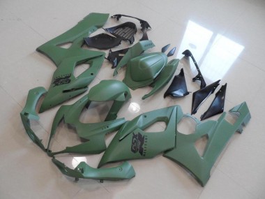 Mattes Armee grün 2005-2006 Suzuki GSXR 1000 Motorrad Verkleidung