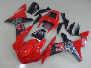 Mattrot 2002-2003 Yamaha YZF R1 Motorrad Verkleidung