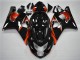 Orange Schwarz 2004-2005 Suzuki GSXR 600/750 Motorrad Verkleidung Orange Schwarz 2004-2005 Suzuki GSXR 600/750 Motorrad Verkleidung