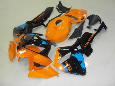 Orange Schwarz 2005-2006 Honda CBR600RR Motorrad Verkleidung