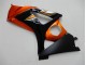 Orange Schwarz 2007-2008 Suzuki GSXR 1000 Motorrad Verkleidung