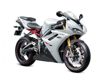 Perl Weiß Schwarz 2009-2012 Triumph Daytona 675 Triple Motorrad Verkleidung