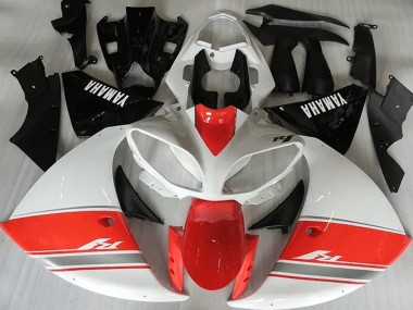 Racy Rot Weiß Schwarz 2009-2011 Yamaha YZF R1 Motorrad Verkleidung