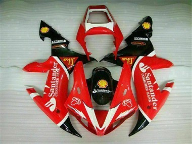 Rot 2002-2003 Yamaha YZF R1 Motorrad Vollverkleidung