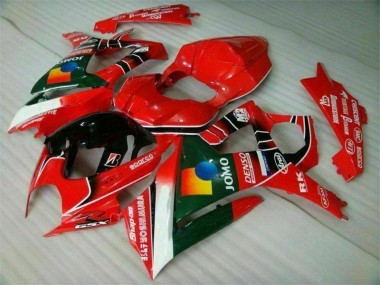 Rot 2007-2008 Suzuki GSXR 1000 Motorrad Verkleidungen