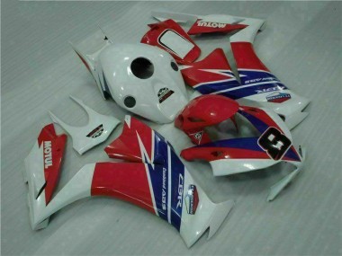 Rot Blau Weiß 2012-2016 Honda CBR1000RR Motorrad Verkleidung