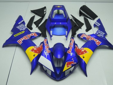 Rot Bull 2002-2003 Yamaha YZF R1 Motorrad Verkleidung