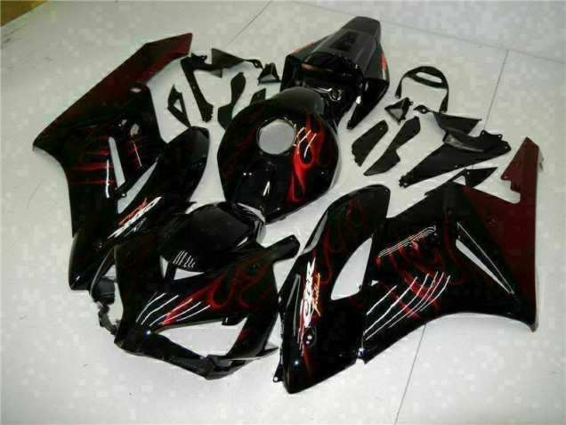Rot Flamme Schwarz 2004-2005 Honda CBR1000RR Motorrad Verkleidung Rot Flamme Schwarz 2004-2005 Honda CBR1000RR Motorrad Verkleidung