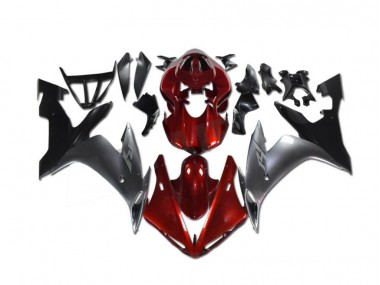 Rot Grau Schwarz 2002-2003 Yamaha YZF R1 Motorrad Verkleidung