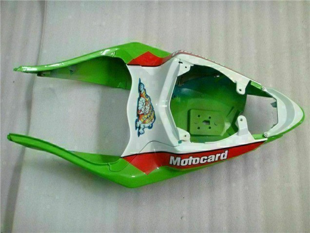 Rot Grün Motocard 2009-2012 Kawasaki ZX6R Motorrad Verkleidung
