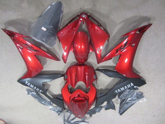 Rot Schwarz 2004-2006 Yamaha YZF R1 Motorrad Vollverkleidung Rot Schwarz 2004-2006 Yamaha YZF R1 Motorrad Vollverkleidung