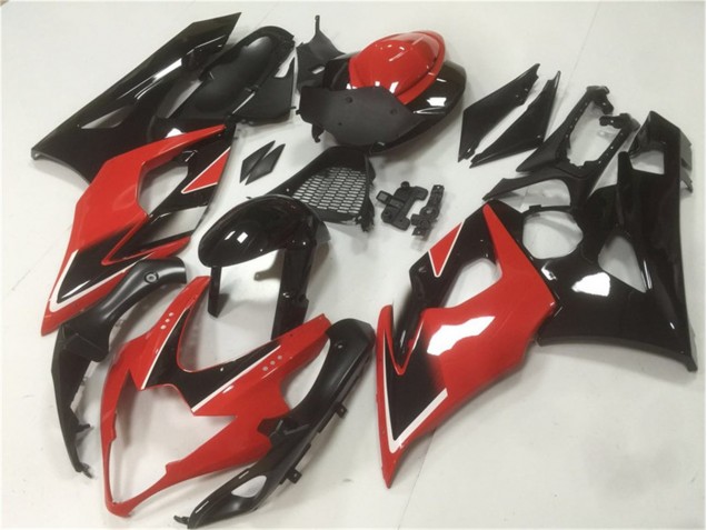 Rot Schwarz 2005-2006 Suzuki GSXR 1000 Motorrad Vollverkleidung
