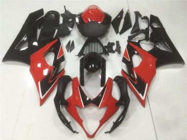 Rot Schwarz 2005-2006 Suzuki GSXR 1000 Motorrad Vollverkleidung