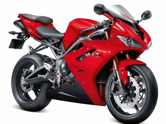 Rot Schwarz 2006-2008 Triumph Daytona 675 Triple Motorrad Verkleidung Rot Schwarz 2006-2008 Triumph Daytona 675 Triple Motorrad Verkleidung