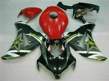 Rot Schwarz 2008-2011 Honda CBR1000RR Motorrad Verkleidung