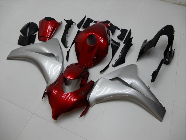 Rot Silber 2008-2011 Honda CBR1000RR Motorrad Verkleidung Rot Silber 2008-2011 Honda CBR1000RR Motorrad Verkleidung