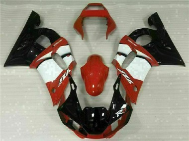 Rot Weiß 1998-2002 Yamaha YZF R6 Motorrad Verkleidung
