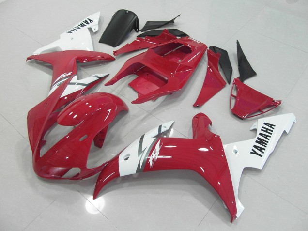 Rot Weiß 2002-2003 Yamaha YZF R1 Motorrad Verkleidung Rot Weiß 2002-2003 Yamaha YZF R1 Motorrad Verkleidung