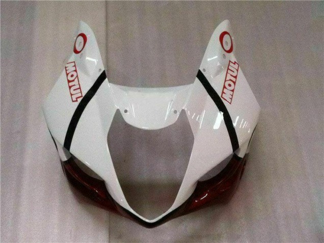 Rot Weiß 2003-2004 Suzuki GSXR 1000 Motorrad Verkleidungen Rot Weiß 2003-2004 Suzuki GSXR 1000 Motorrad Verkleidungen