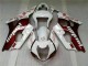 Rot Weiß 2003-2004 Suzuki GSXR 1000 Motorrad Verkleidungen Rot Weiß 2003-2004 Suzuki GSXR 1000 Motorrad Verkleidungen