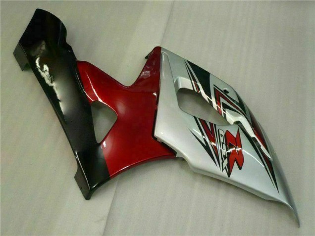 Rot Weiß 2005-2006 Suzuki GSXR 1000 Motorrad Verkleidungen