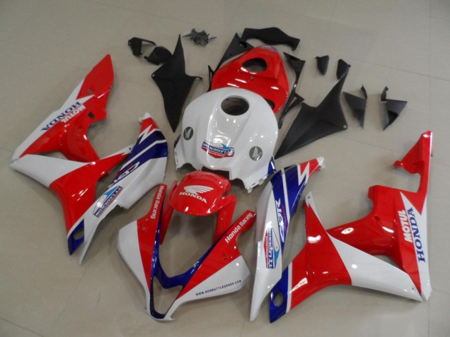 Rot Weiß 2007-2008 Honda CBR600RR Motorrad Vollverkleidung Rot Weiß 2007-2008 Honda CBR600RR Motorrad Vollverkleidung