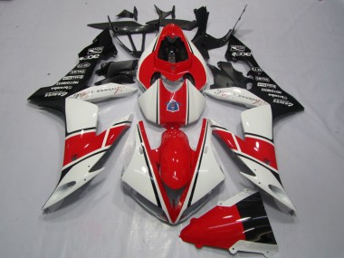 Rot Weiß Schwarz 2004-2006 Yamaha YZF R1 Motorrad Verkleidung