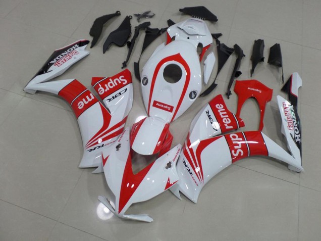 Rot Weiß Supreme 2012-2016 Honda CBR1000RR Motorrad Verkleidung Rot Weiß Supreme 2012-2016 Honda CBR1000RR Motorrad Verkleidung