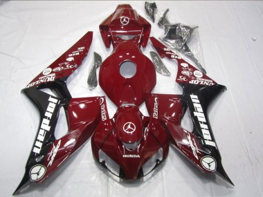 Rot Yates 2006-2007 Honda CBR1000RR Motorrad Verkleidung