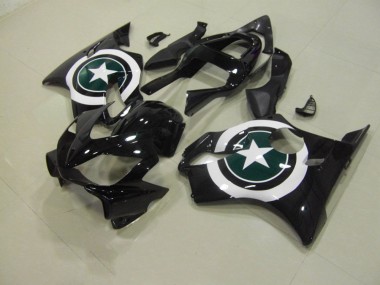 Schwarz 2001-2003 Honda CBR600 F4i Motorrad Verkleidungen