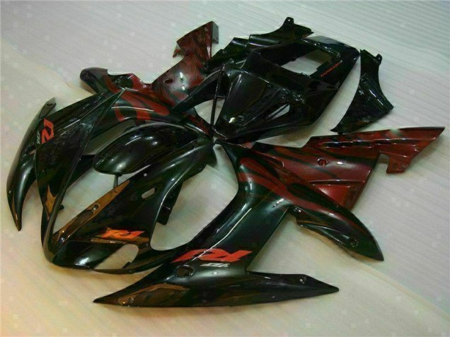 Schwarz 2002-2003 Yamaha YZF R1 Motor Verkleidungen Schwarz 2002-2003 Yamaha YZF R1 Motor Verkleidungen