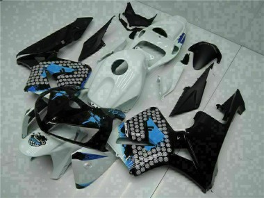 Schwarz 2005-2006 Honda CBR600RR Injektion Motorrad Verkleidungen