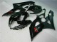 Schwarz 2005-2006 Suzuki GSXR 1000 Motorrad Verkleidungen Schwarz 2005-2006 Suzuki GSXR 1000 Motorrad Verkleidungen