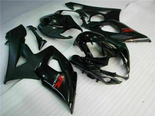 Schwarz 2005-2006 Suzuki GSXR 1000 Motorrad Verkleidungen Schwarz 2005-2006 Suzuki GSXR 1000 Motorrad Verkleidungen
