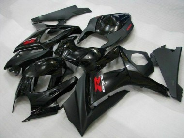 Schwarz 2007-2008 Suzuki GSXR 1000 Motorrad Verkleidung & Plastik