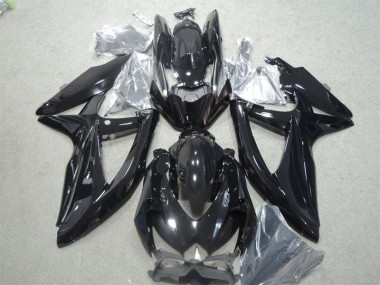 Schwarz 2008-2010 Suzuki GSXR 600 Motorrad Verkleidung