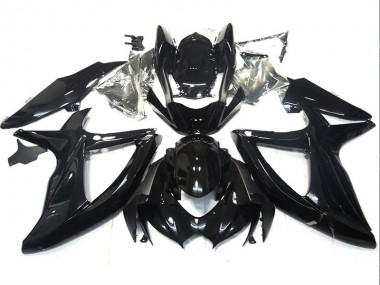 Schwarz 2008-2010 Suzuki GSXR 750 Motorrad Verkleidung