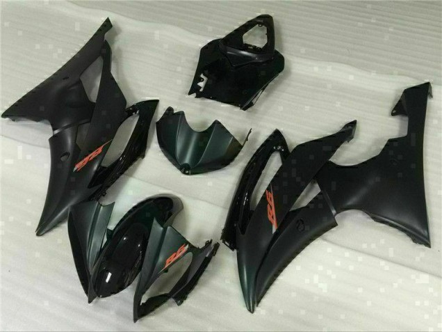 Schwarz 2008-2016 Yamaha YZF R6 Motorradverkleidung Plastik Kits Schwarz 2008-2016 Yamaha YZF R6 Motorradverkleidung Plastik Kits