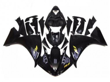 Schwarz 2009-2011 Yamaha YZF R1 Motorrad Verkleidung