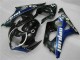 Schwarz Blau 2003-2004 Suzuki GSXR 1000 Motorrad Verkleidung & Plastik Schwarz Blau 2003-2004 Suzuki GSXR 1000 Motorrad Verkleidung & Plastik