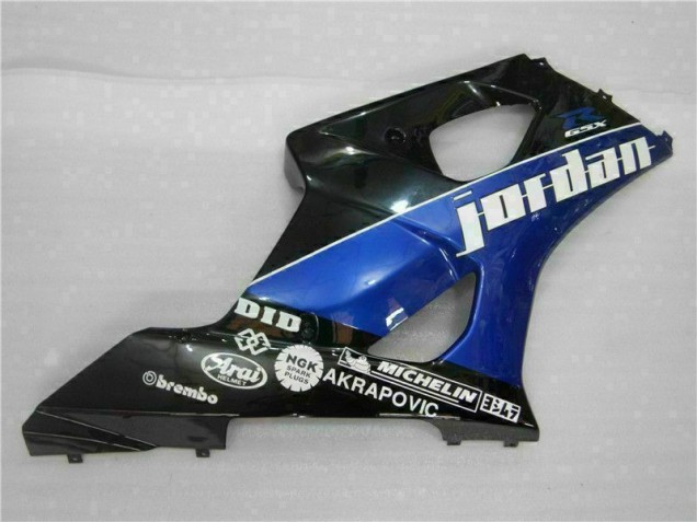 Schwarz Blau 2003-2004 Suzuki GSXR 1000 Motorrad Verkleidung & Plastik Schwarz Blau 2003-2004 Suzuki GSXR 1000 Motorrad Verkleidung & Plastik