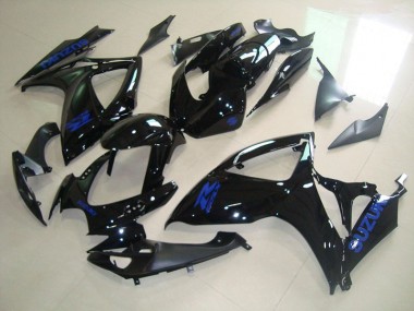 Schwarz Blau Aufkleber 2006-2007 Suzuki GSXR 750 Motorrad Verkleidung