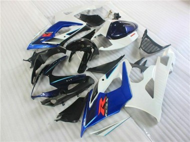 Schwarz Blau Weiß 2005-2006 Suzuki GSXR 1000 Motorrad Verkleidung