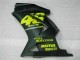 Schwarz Gelb 46 2008-2012 Kawasaki EX250 Motorrad Verkleidung Schwarz Gelb 46 2008-2012 Kawasaki EX250 Motorrad Verkleidung