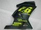 Schwarz Gelb 46 2008-2012 Kawasaki EX250 Motorrad Verkleidung Schwarz Gelb 46 2008-2012 Kawasaki EX250 Motorrad Verkleidung