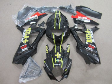 Schwarz Gelb Rizla 2007-2008 Suzuki GSXR 1000 Motorrad Verkleidung