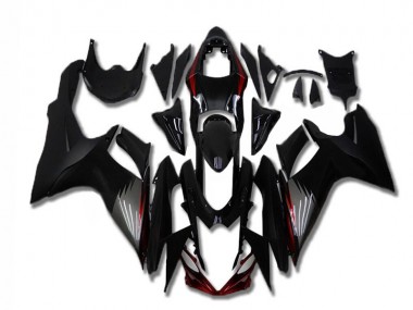 Schwarz Grau 2011-2021 Suzuki GSXR 600/750 Motorrad Verkleidung
