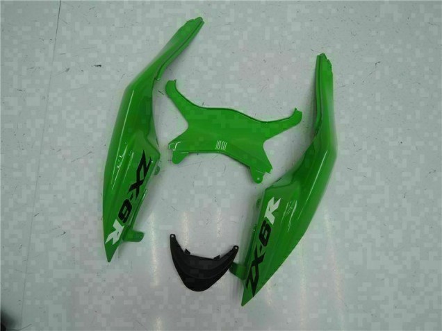 Schwarz Grün 2009-2012 Kawasaki ZX6R Motorrad Verkleidung & Plastik Schwarz Grün 2009-2012 Kawasaki ZX6R Motorrad Verkleidung & Plastik
